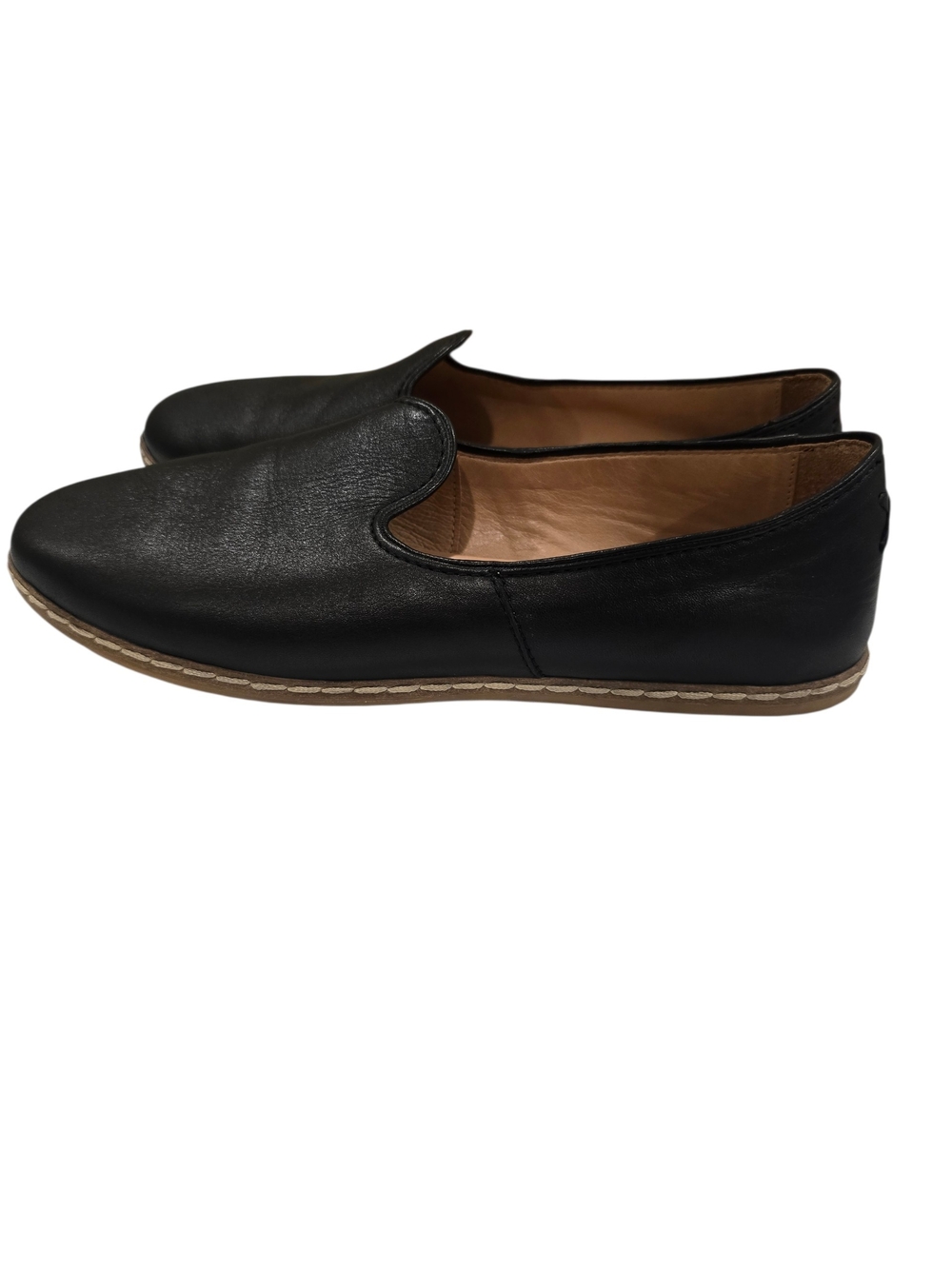 Charix Classic Black Slip-On Leather Loafers Size 42 - Picture 7 of 8